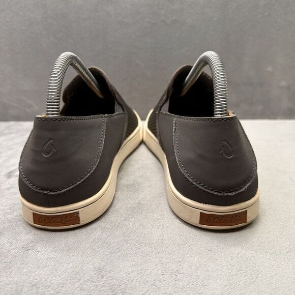 Olu'Kai Pehuea Womens Size 9 Shoes Gray Slip-On Comfort Casual Low Top Sneakers - Picture 4 of 8